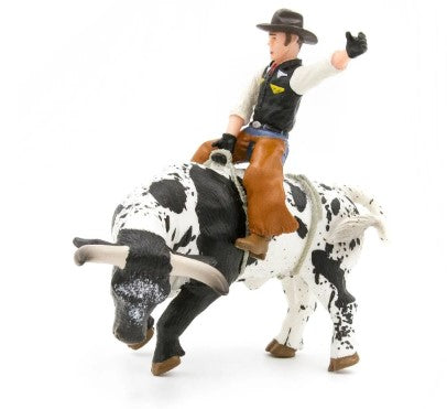 Little Buster Bucking Bull - Black and White